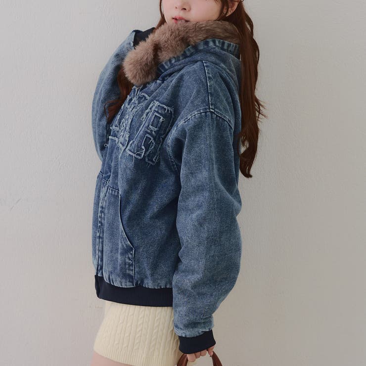 【丈を選べる】ファー付フードブルゾン | RMAF　NICE CLAUP / OLIVE des OLIVE | 詳細画像43 