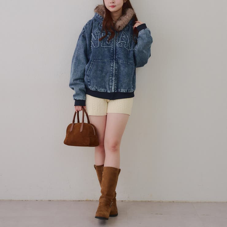 【丈を選べる】ファー付フードブルゾン | RMAF　NICE CLAUP / OLIVE des OLIVE | 詳細画像45 