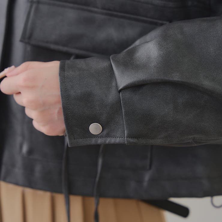 フードファーリボンブルゾン | RMAF　NICE CLAUP / OLIVE des OLIVE | 詳細画像31 