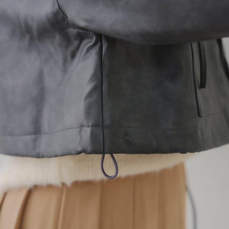 フードファーリボンブルゾン | RMAF　NICE CLAUP / OLIVE des OLIVE | 詳細画像32 