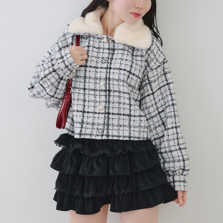 ラメツイード多釦ジャケット | RMAF　NICE CLAUP / OLIVE des OLIVE | 詳細画像9 