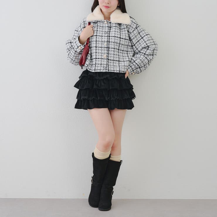 ラメツイード多釦ジャケット | RMAF　NICE CLAUP / OLIVE des OLIVE | 詳細画像12 