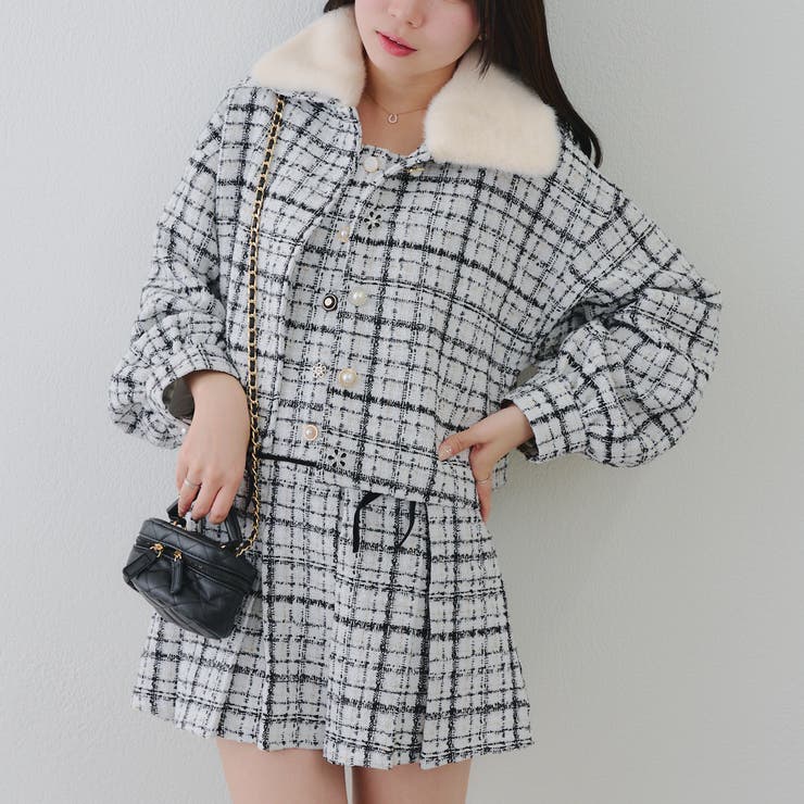 ラメツイード多釦ジャケット | RMAF　NICE CLAUP / OLIVE des OLIVE | 詳細画像17 