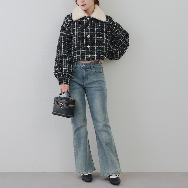 ラメツイード多釦ジャケット | RMAF　NICE CLAUP / OLIVE des OLIVE | 詳細画像5 