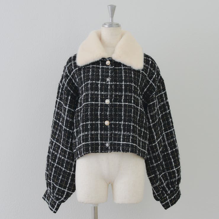 ラメツイード多釦ジャケット | RMAF　NICE CLAUP / OLIVE des OLIVE | 詳細画像25 