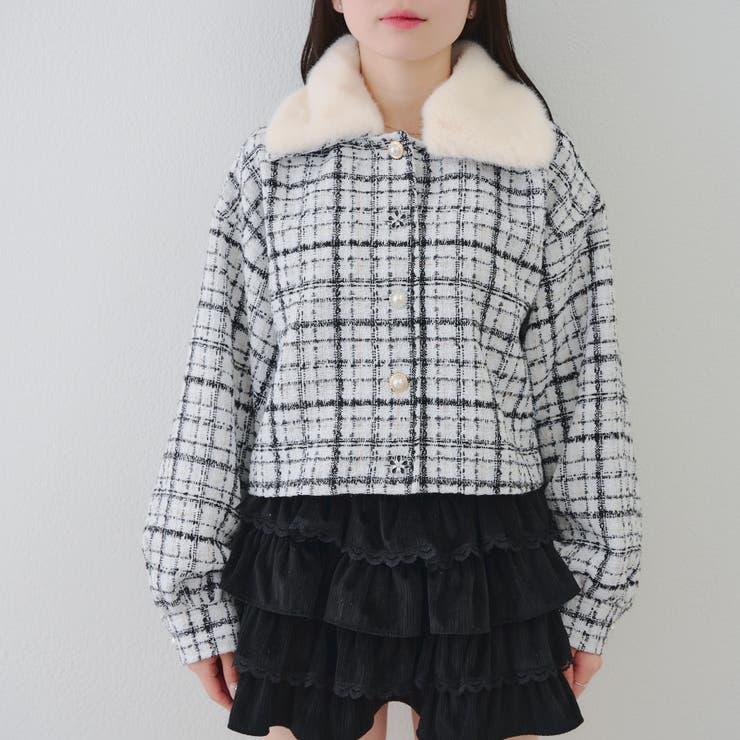 ラメツイード多釦ジャケット | RMAF　NICE CLAUP / OLIVE des OLIVE | 詳細画像26 