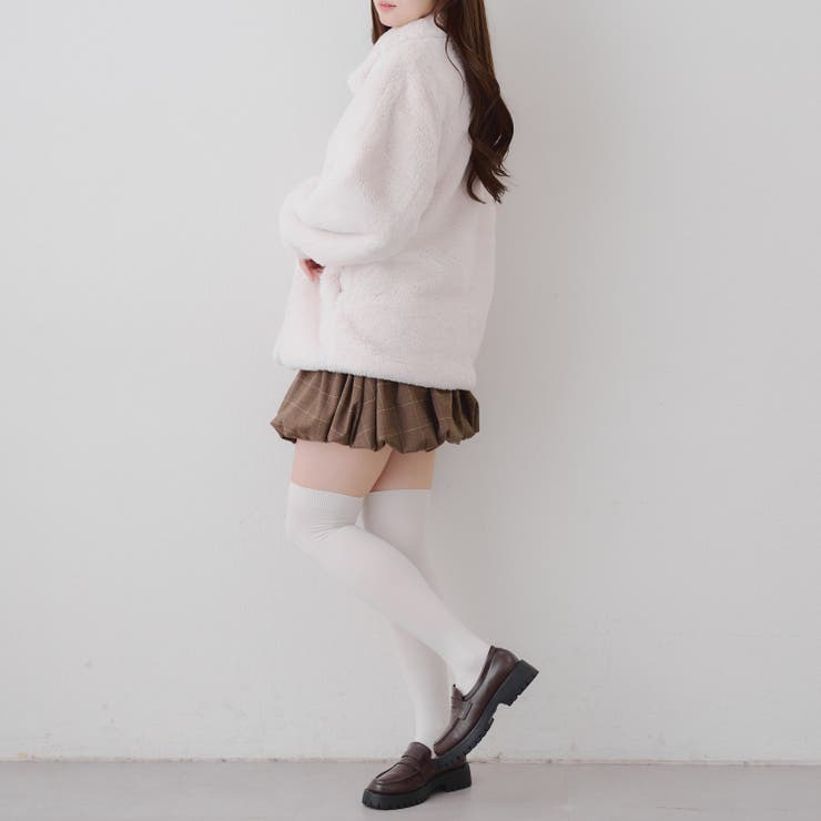 ラビットファービット付きミドルコート | RMAF　NICE CLAUP / OLIVE des OLIVE | 詳細画像13 