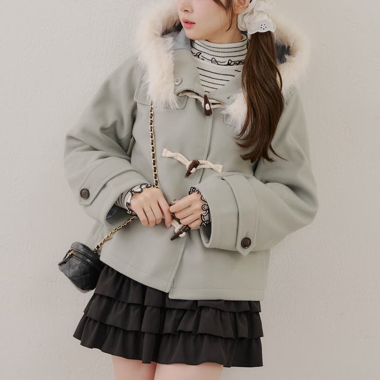 ファー付きダッフルコート[品番：OLOW0016804]｜RMAF NICE CLAUP