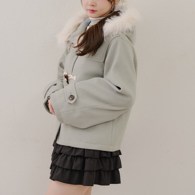 ファー付きダッフルコート | RMAF　NICE CLAUP / OLIVE des OLIVE | 詳細画像14 