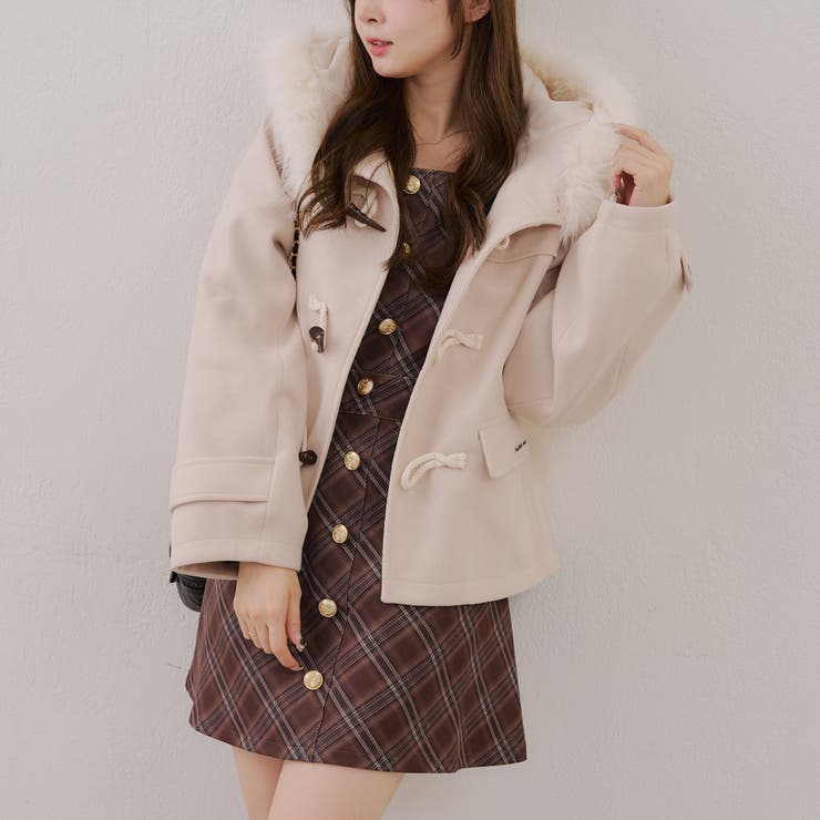 ファー付きダッフルコート | RMAF　NICE CLAUP / OLIVE des OLIVE | 詳細画像4 