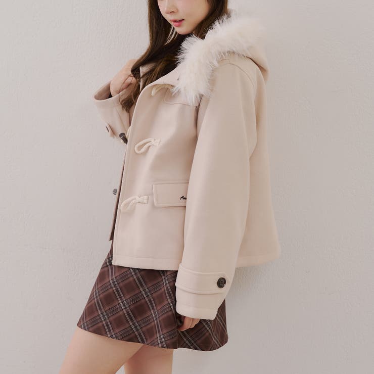 ファー付きダッフルコート | RMAF　NICE CLAUP / OLIVE des OLIVE | 詳細画像7 