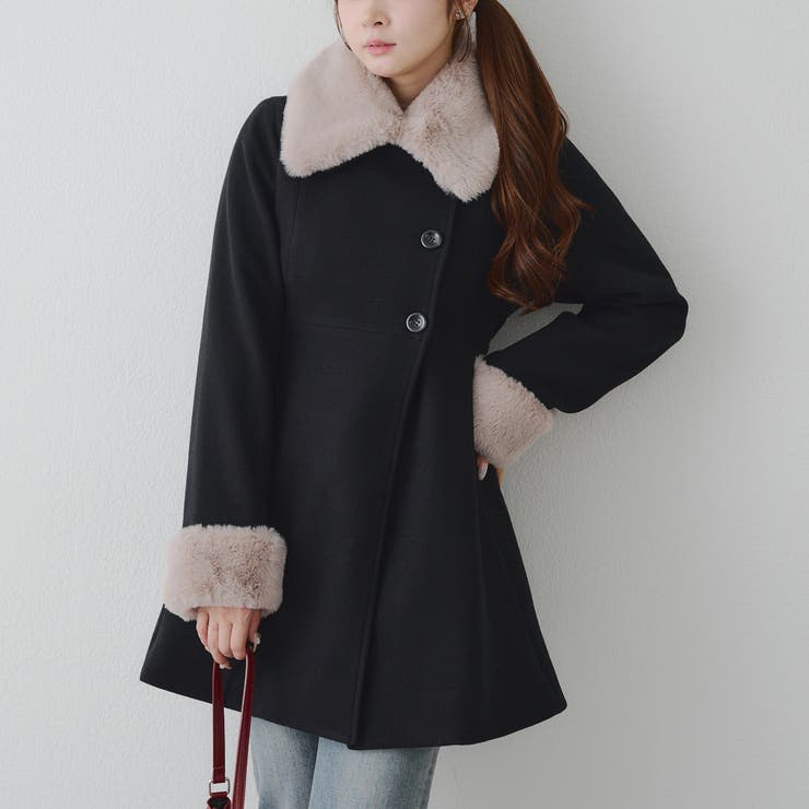 ブラック | マルチWAYミドル丈コート | RMAF　NICE CLAUP / OLIVE des OLIVE