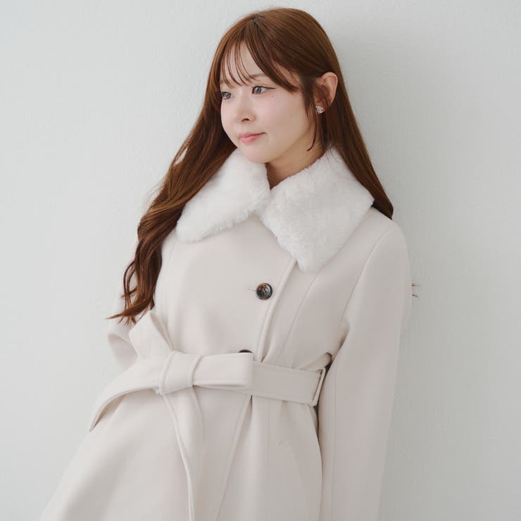 アイボリー | マルチWAYミドル丈コート | RMAF　NICE CLAUP / OLIVE des OLIVE