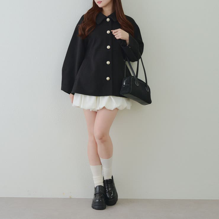 ミドル丈ペプラムコート[品番：OLOW0017040]｜RMAF NICE CLAUP