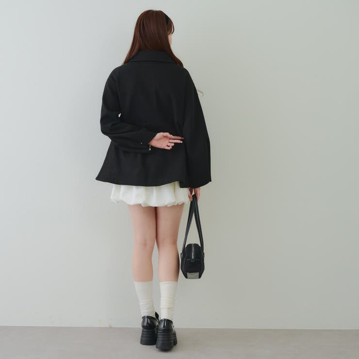 ミドル丈ペプラムコート | RMAF　NICE CLAUP / OLIVE des OLIVE | 詳細画像10 