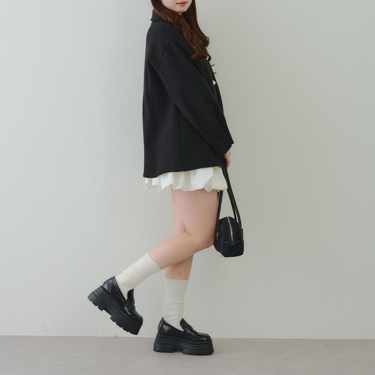 ミドル丈ペプラムコート | RMAF　NICE CLAUP / OLIVE des OLIVE | 詳細画像11 