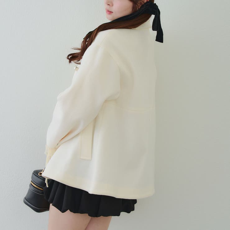 ミドル丈ペプラムコート | RMAF　NICE CLAUP / OLIVE des OLIVE | 詳細画像29 