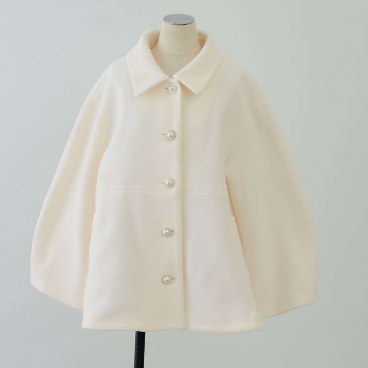 ミドル丈ペプラムコート | RMAF　NICE CLAUP / OLIVE des OLIVE | 詳細画像32 