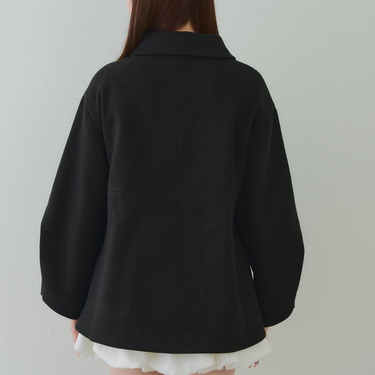 ミドル丈ペプラムコート | RMAF　NICE CLAUP / OLIVE des OLIVE | 詳細画像40 