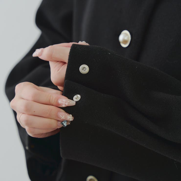 ミドル丈ペプラムコート | RMAF　NICE CLAUP / OLIVE des OLIVE | 詳細画像45 