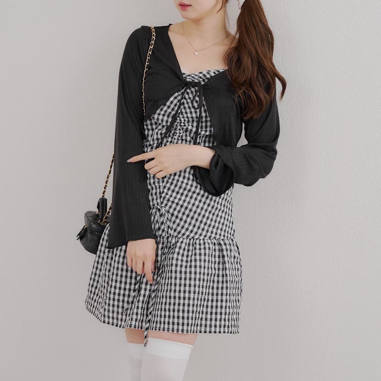 セットアイテム】ボレロ×キャミチュニック[品番：OLOW0016264
