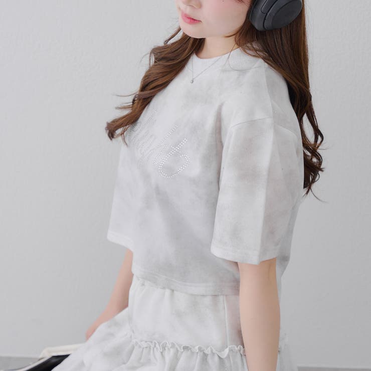 【セットアップ】キラキラTシャツ&ミニスカート | RMAF　NICE CLAUP / OLIVE des OLIVE | 詳細画像10 