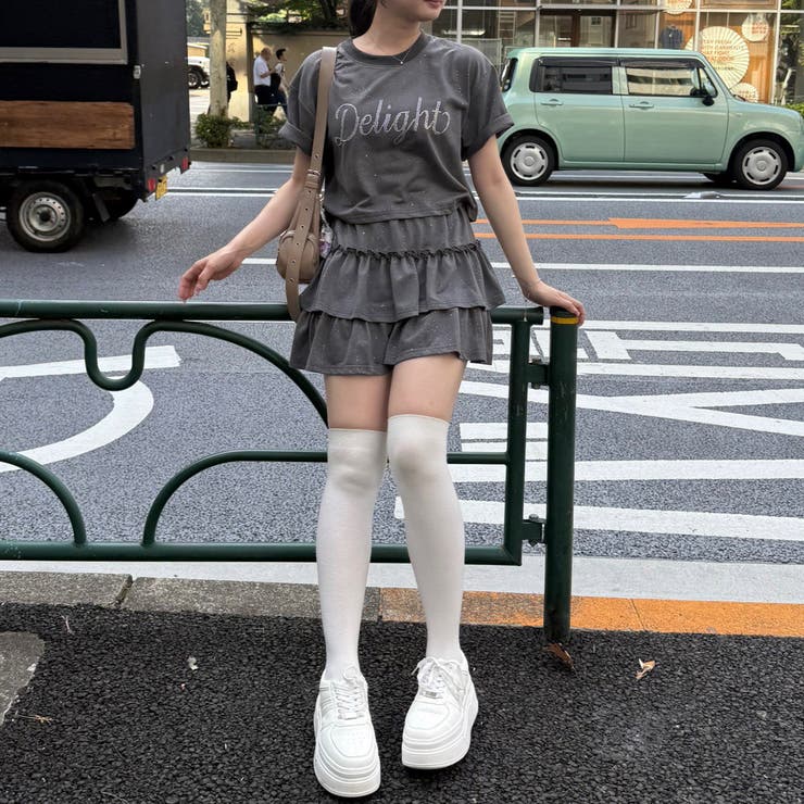 【セットアップ】キラキラTシャツ&ミニスカート | RMAF　NICE CLAUP / OLIVE des OLIVE | 詳細画像23 
