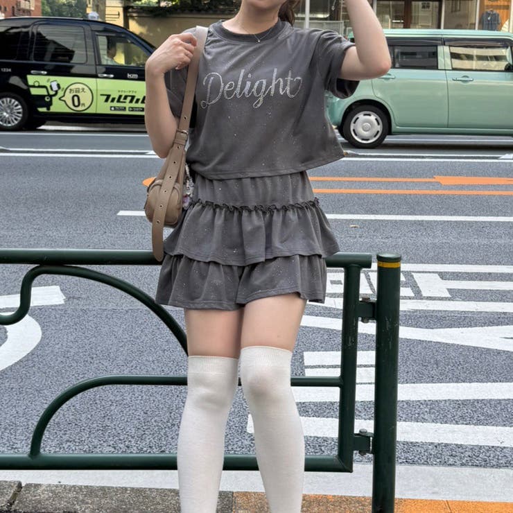 【セットアップ】キラキラTシャツ&ミニスカート | RMAF　NICE CLAUP / OLIVE des OLIVE | 詳細画像22 