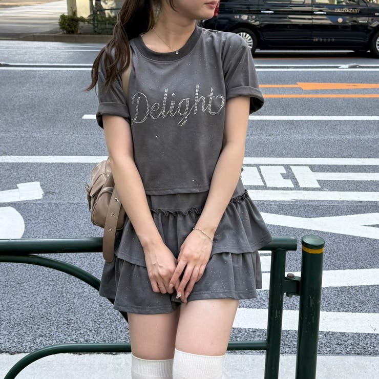 【セットアップ】キラキラTシャツ&ミニスカート | RMAF　NICE CLAUP / OLIVE des OLIVE | 詳細画像21 