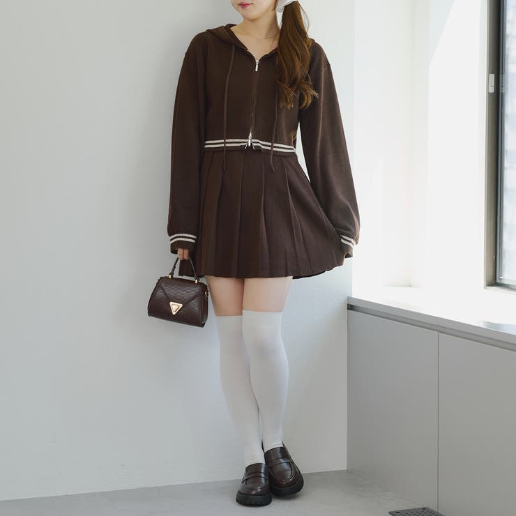 【セットアップ】ニットラインパーカー & ミニスカート | RMAF　NICE CLAUP / OLIVE des OLIVE | 詳細画像16 