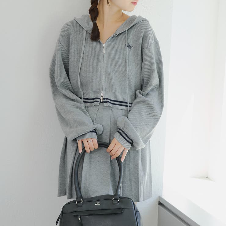 【セットアップ】ニットラインパーカー & ミニスカート | RMAF　NICE CLAUP / OLIVE des OLIVE | 詳細画像21 