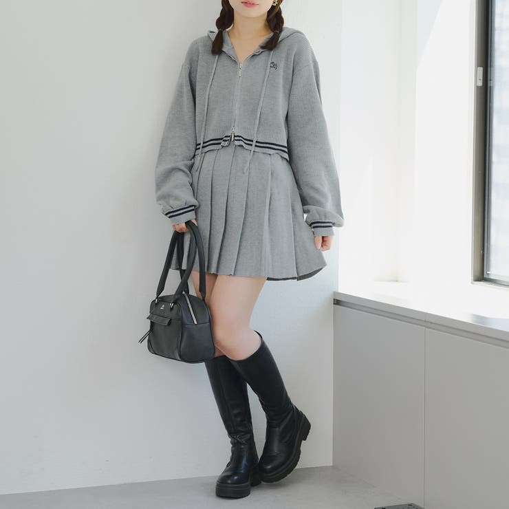 【セットアップ】ニットラインパーカー & ミニスカート | RMAF　NICE CLAUP / OLIVE des OLIVE | 詳細画像24 