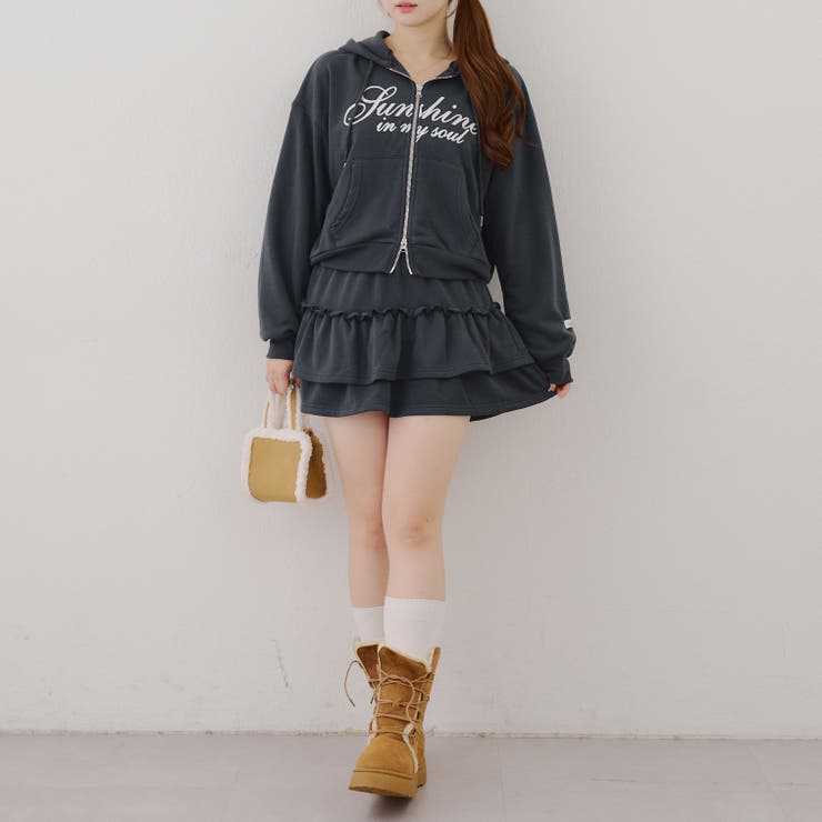 セットアップ】ウィッシュコア パーカー & ミニスカート[品番