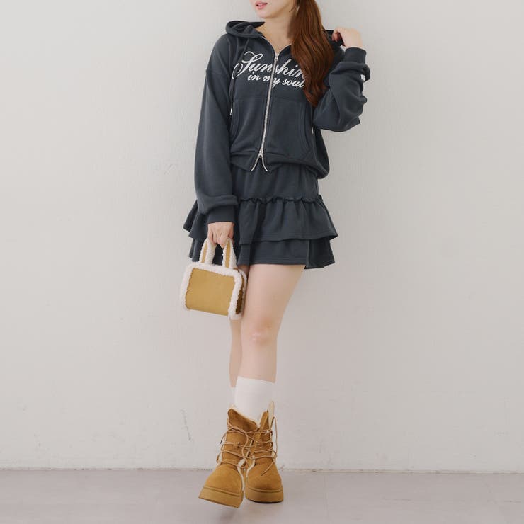 セットアップ】ウィッシュコア パーカー & ミニスカート[品番