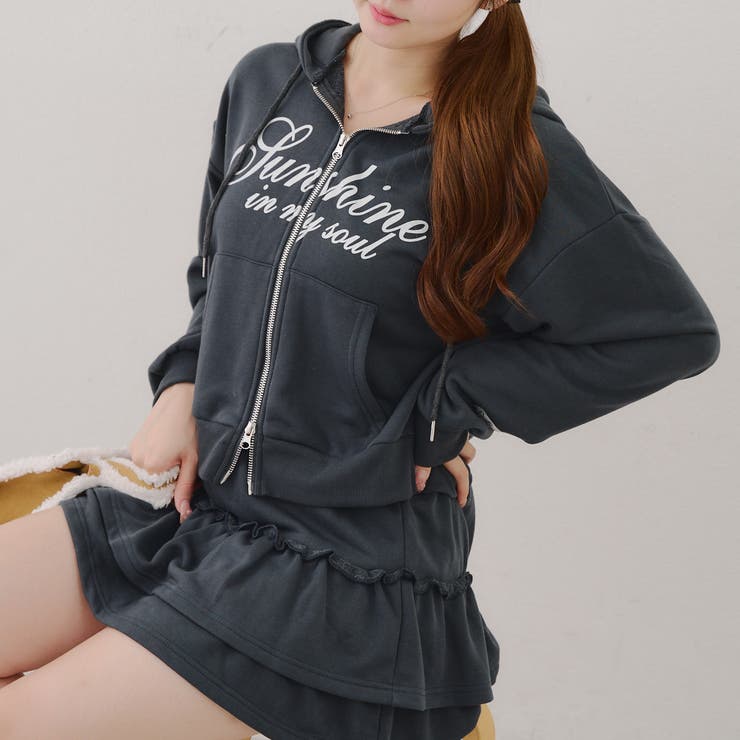 セットアップ】ウィッシュコア パーカー & ミニスカート[品番
