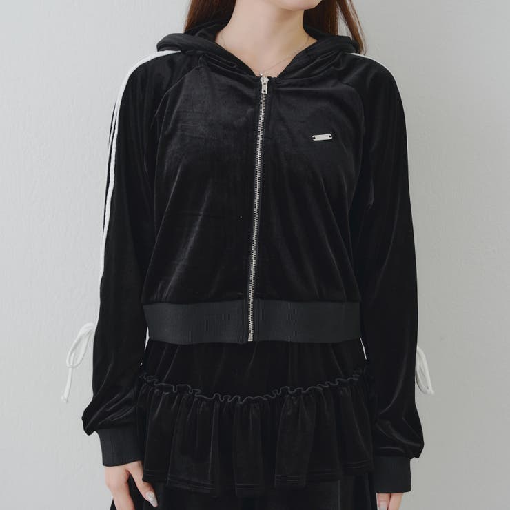 【セットアップ】袖リボンベロアパーカー & ミニスカート | RMAF　NICE CLAUP / OLIVE des OLIVE | 詳細画像19 