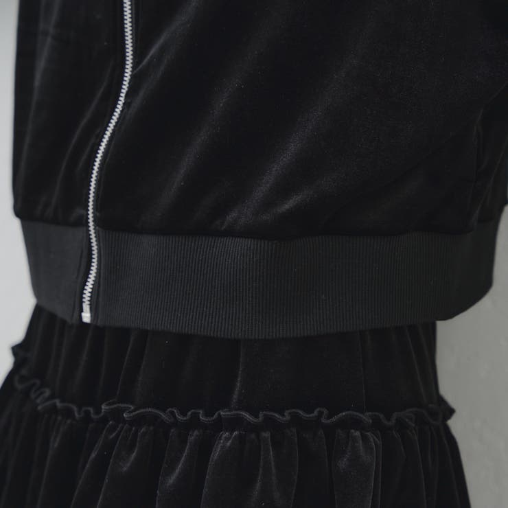 【セットアップ】袖リボンベロアパーカー & ミニスカート | RMAF　NICE CLAUP / OLIVE des OLIVE | 詳細画像26 