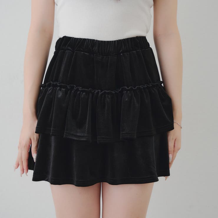 【セットアップ】袖リボンベロアパーカー & ミニスカート | RMAF　NICE CLAUP / OLIVE des OLIVE | 詳細画像27 