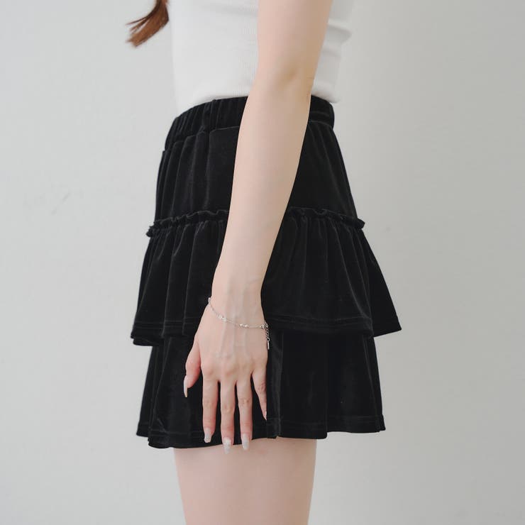 【セットアップ】袖リボンベロアパーカー & ミニスカート | RMAF　NICE CLAUP / OLIVE des OLIVE | 詳細画像28 