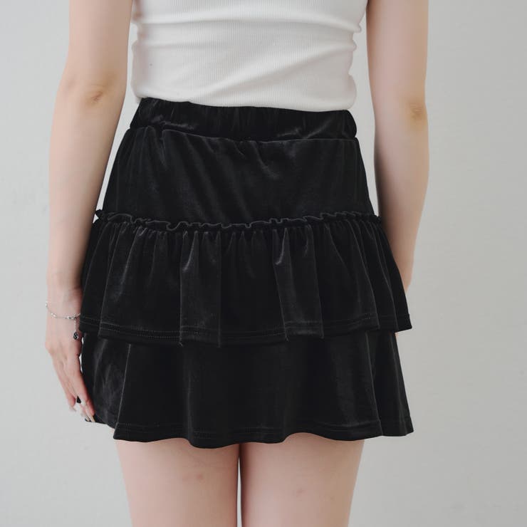 【セットアップ】袖リボンベロアパーカー & ミニスカート | RMAF　NICE CLAUP / OLIVE des OLIVE | 詳細画像29 