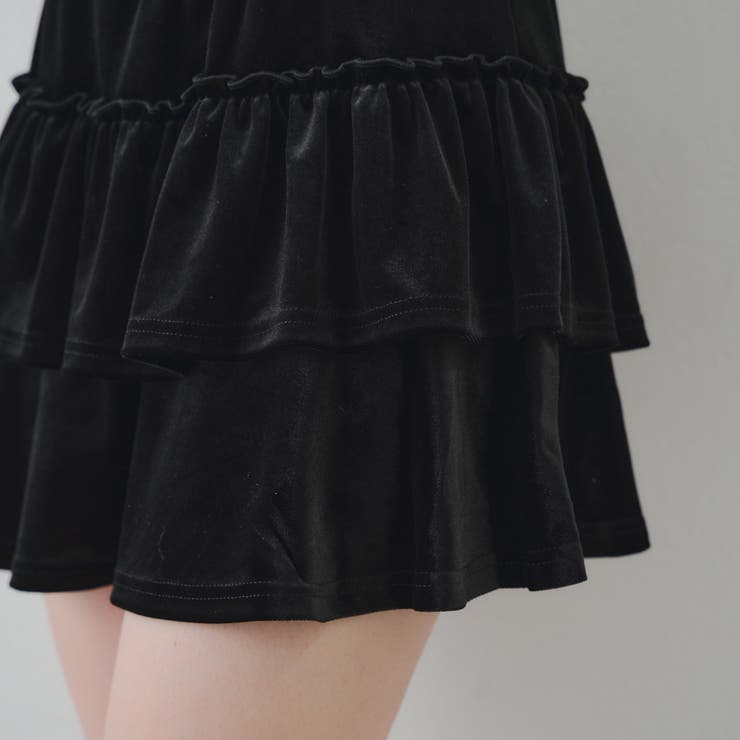 【セットアップ】袖リボンベロアパーカー & ミニスカート | RMAF　NICE CLAUP / OLIVE des OLIVE | 詳細画像31 