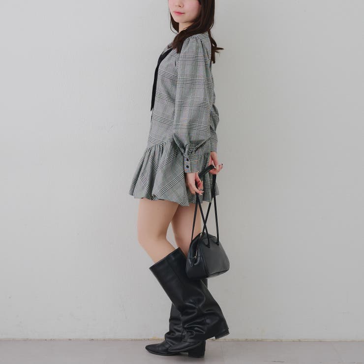 ネクタイ付裾バルーンミニワンピース | RMAF　NICE CLAUP / OLIVE des OLIVE | 詳細画像56 