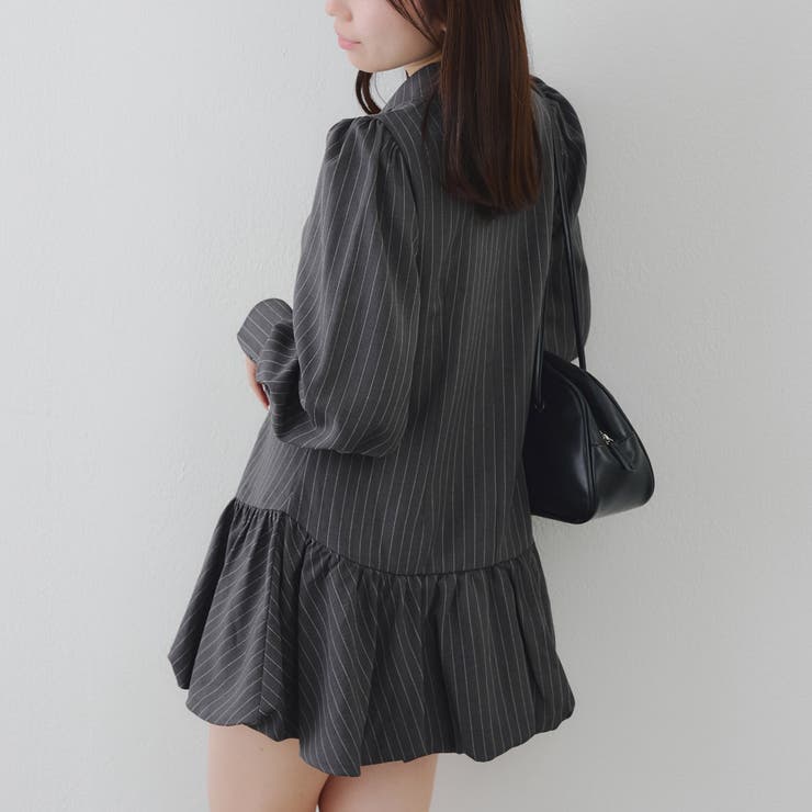 ネクタイ付裾バルーンミニワンピース | RMAF　NICE CLAUP / OLIVE des OLIVE | 詳細画像38 