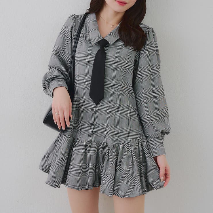 ネクタイ付裾バルーンミニワンピース | RMAF　NICE CLAUP / OLIVE des OLIVE | 詳細画像50 