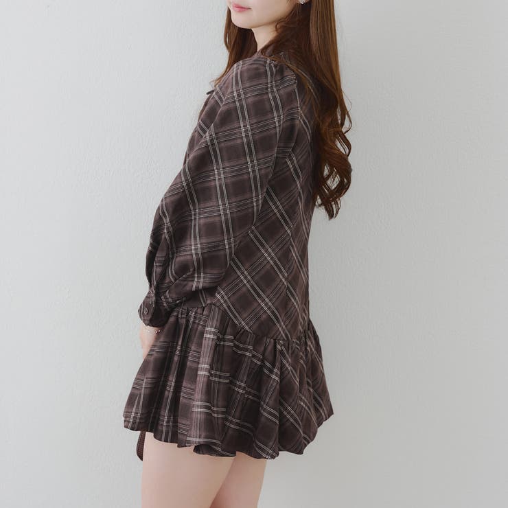 ネクタイ付裾バルーンミニワンピース | RMAF　NICE CLAUP / OLIVE des OLIVE | 詳細画像46 