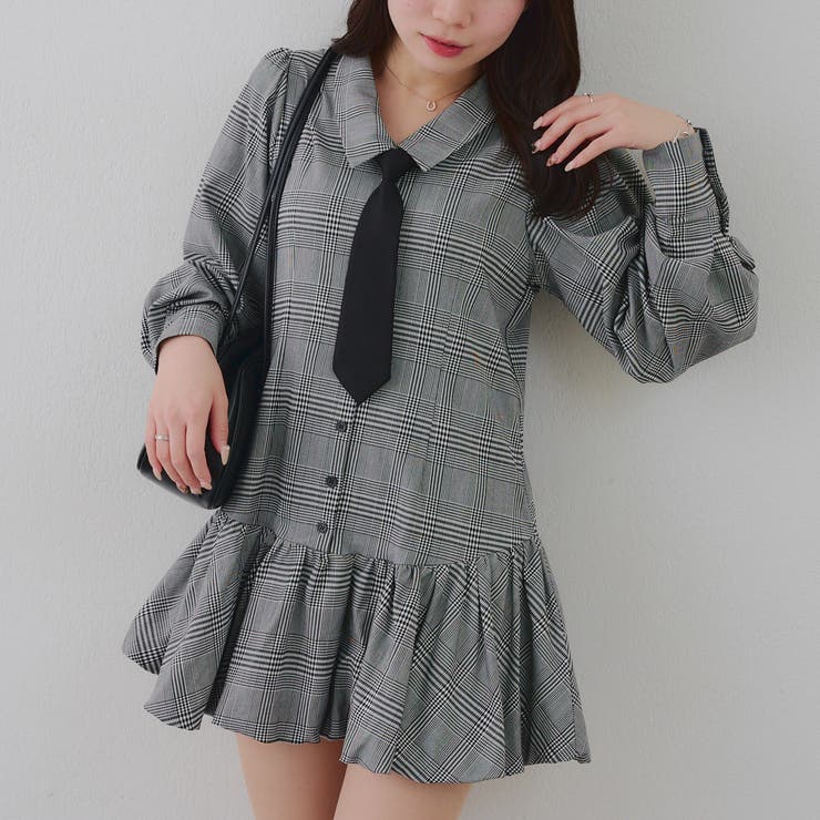 ネクタイ付裾バルーンミニワンピース | RMAF　NICE CLAUP / OLIVE des OLIVE | 詳細画像51 