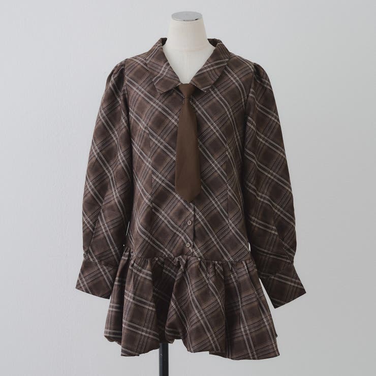 ネクタイ付裾バルーンミニワンピース | RMAF　NICE CLAUP / OLIVE des OLIVE | 詳細画像50 