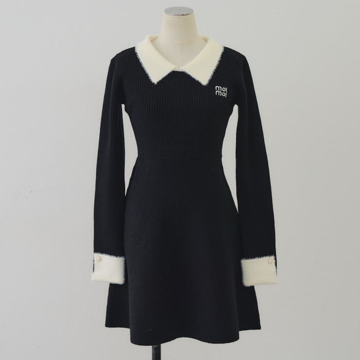 フェザー衿リブニットワンピース | RMAF　NICE CLAUP / OLIVE des OLIVE | 詳細画像51 