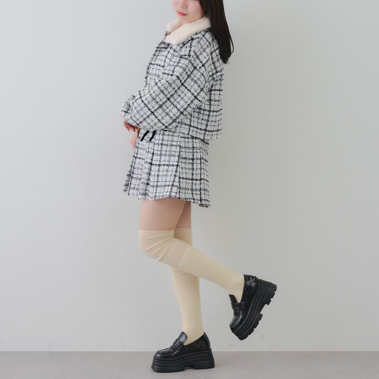 ラメツイードミニ丈ジャンスカ | RMAF　NICE CLAUP / OLIVE des OLIVE | 詳細画像13 