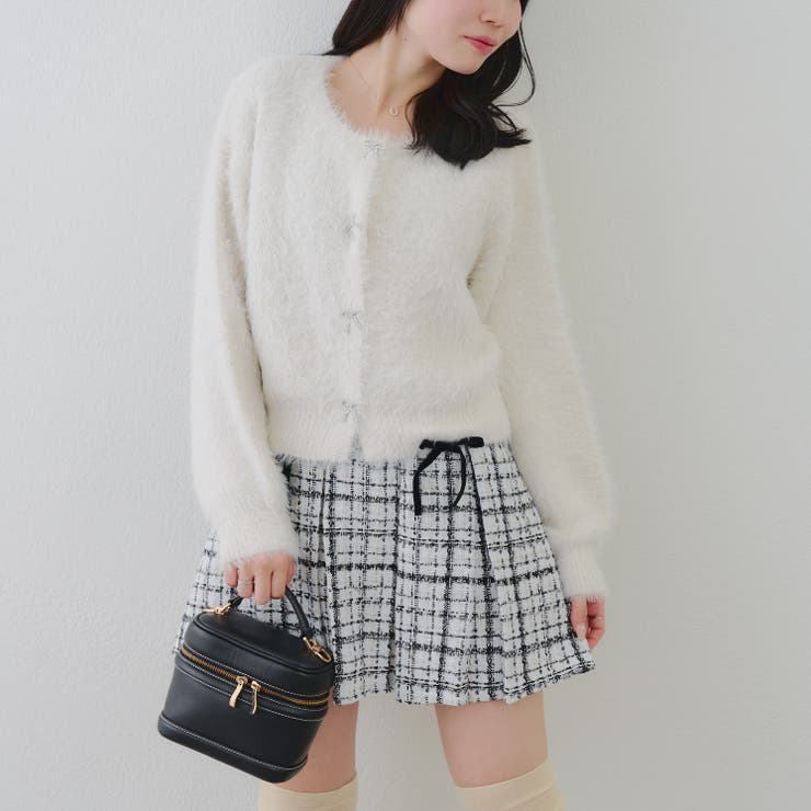 ラメツイードミニ丈ジャンスカ | RMAF　NICE CLAUP / OLIVE des OLIVE | 詳細画像14 